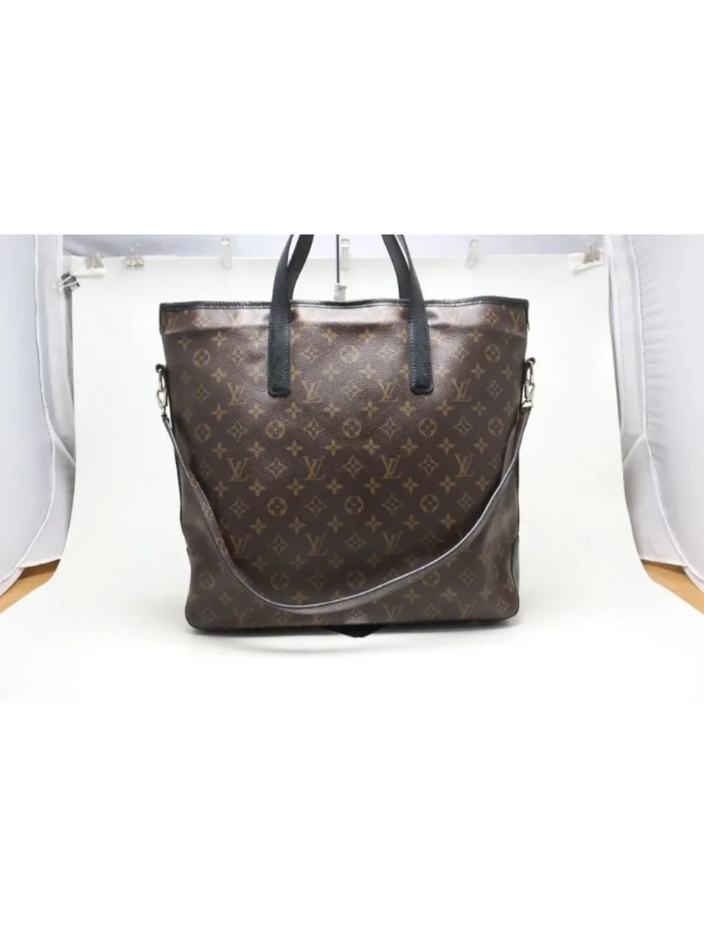Louis Vuitton Monogram Macassar Davis Leather 2-Way Tote